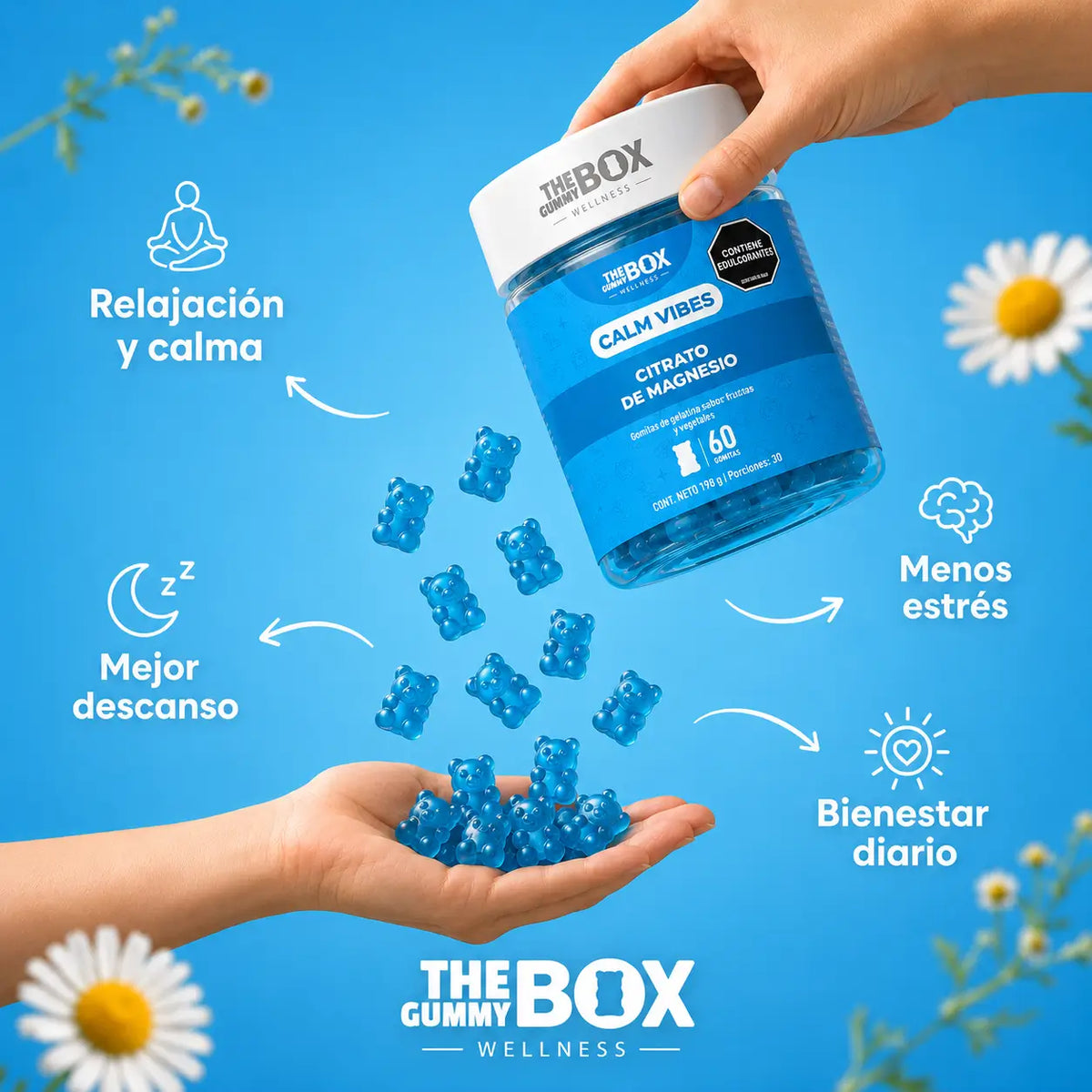 Gomas Calm Vibes Magnesio para Relajación
